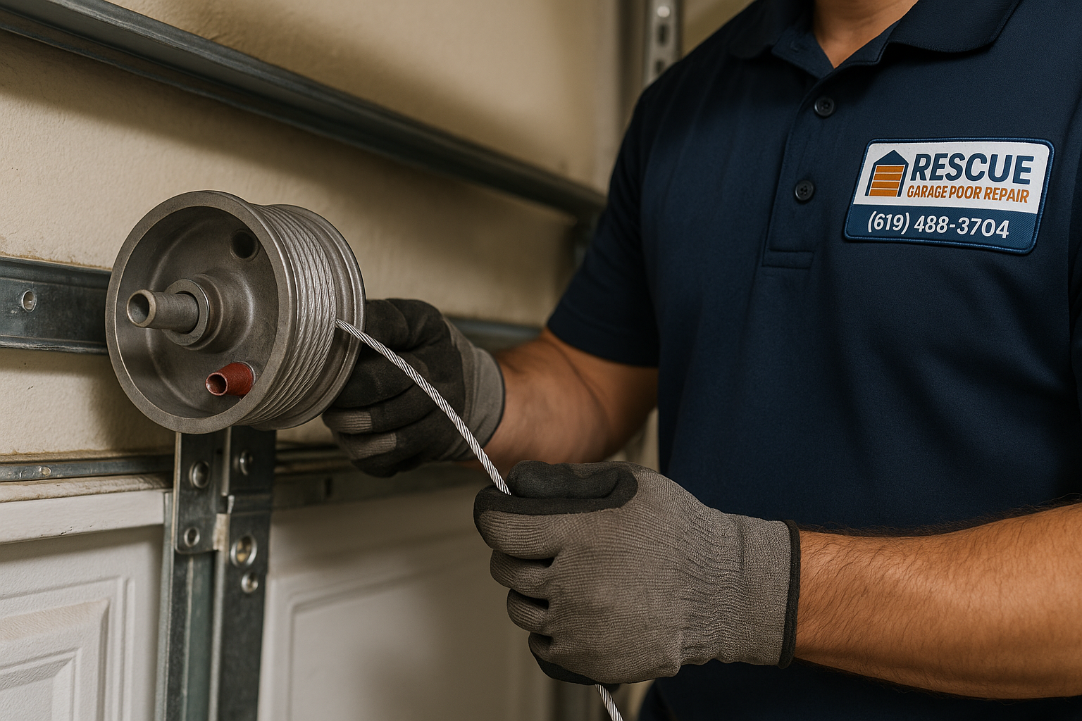 Garage Door Cable Repair in San Ysidro