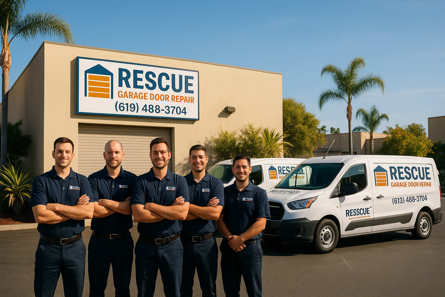 Professional garage door service in San Ysidro